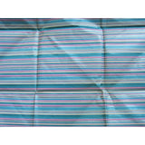 Vintage Mid Century Wrapping Paper Square Psychedelic Metallic Striped 1970s