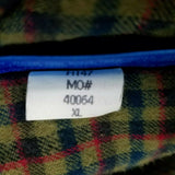 LL Bean Plaid Flannel Lined Insulated Winter Field Jacket Barn Coat Mens XL Tan