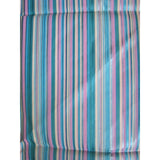 Vintage Mid Century Wrapping Paper Square Psychedelic Metallic Striped 1970s