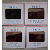 Lot of 8 Hamburg GERMANY RHEIN 35MM SLIDES RED BORDER Scenery Water Boats Ship