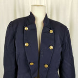 Bicci Florine Wachter Cropped Military Marching Band Jacket Blazer Womens 10 USA