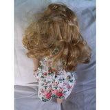 1993 Ashley 18" Articulated Soft Body Doll Syndee Crafts Floral Dress Underwear