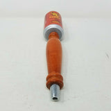 Baxter Brewing Maine Craft Beer Tap Handles Can on Top Amber Road Ale Map Wood