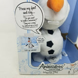 Disney Animators Series Interactive Olaf Plush Talking Toy Doll Stuffed Animals