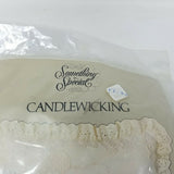Something Special Candlewicking Teddy Bear Pillow Kit 80110 Balloons Eyelet Lace