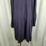Pure Jill Jersey Knit Cowl Neck Sack Shirt Dress Womens M Womens XL Turtleneck