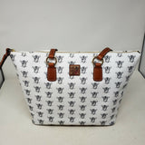 Dooney & Bourke NFL Raiders Exclusive White Wren Zip Tote Bag Purse Handbag NWT