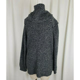 Gerard Darel Hooded Wool Toggle Knit Sweater Jacket Cardigan Coatigan Womens 3 L