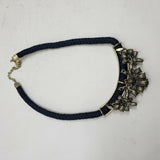 Ann Taylor Loft Paste Faux Diamond Statement Necklace Contemporary Bib Choker