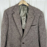 Jos. A Banks HARRIS Tweed Herringbone Blazer Wool Sport Coat Jacket Mens 42