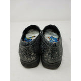 SoftWalk Grey's Anatomy Meredith Black Metallic Leather Clogs Shoes Women's 6 W