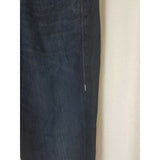 True Religion Skinny with Flaps Pocket Faded Mens 36 Dark Denim Blue Jeans 40x33
