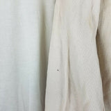 American Eagle Full Zip Up Waffle Lined Fur Trim Hoodie Sweatshirt Jacket Mens S