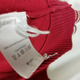 Eddie Bauer Nordic Snowflake Full Zip Knit Sweater Jacket Mens XLT Christmas Red