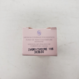 MaryKay MEDIUM COVERAGE FOUNDATION Ivory 105 GRAY Wide Cap Discontinued 1 Fl Oz