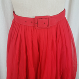Vintage Smart Set Sportswear Tulle Overlay Twirl Swing Skirt Womens XS S MCM 40s