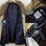 Vintage Lord Essex Deep Pile Faux Fur Collar Jacket Coat Parka Mens L Peacoat