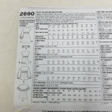 Simplicity Sewing Pattern 2690 Mini Dress or Tunic Womens 16 18 20 22 24 UNCUT
