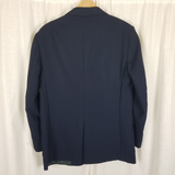 Vintage The Firehouse Navy Sportcoat Jacket Blazer Mens 40R Gold Buttons