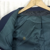 Vintage The Firehouse Navy Sportcoat Jacket Blazer Mens 40R Gold Buttons