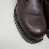 Vintage Orvis Brown Leather Chelsea Work Boots Mens 11 Canada Side Zip Lace Up