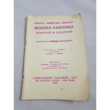 Modern American French Mexican Paintings Parke-Bernet Auction Catalog 1969 Art