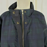 Vintage 80s Sun Mountain Tartan Scotch Plaid Rain Windbreaker Jacket Womens L