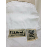 LL Bean Petites White Corduroy Button Up Fit & Flare Blazer Jacket Womens sz 16P