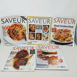Saveur Magazine 2010 Lot of 5 Editions Issues 126 128 129 133 134 Cooking Food