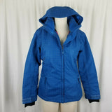 PowderRoom Micro-lite Hooded Polka Dot Anorak Jacket Parka Womens S 10,000 mm