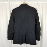 Vintage After Six Strictly Formal Black Satin Tuxedo Sportcoat Jacket Mens 42R