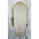 Vintage Gleneagles Placket Trench Coat Deep Pile Fur Removable Liner Mens 42R L