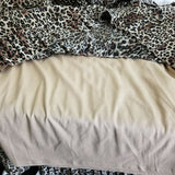 Missguided Animal Leopard Print Layered Tiered Swing Dress Womens 14 Plus Mini