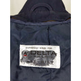 Delta Airline Vintage Flight Attendant Trench Coat Removable Lining Womens S M