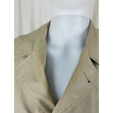 Vintage Gleneagles Placket Trench Coat Deep Pile Fur Removable Liner Mens 42R L