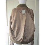 Hardy Amies London Leather Cafe Clicker Bomber Jacket Mens L Vintage Knit Trim