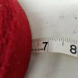Rug Braiding Brick Red Roving Soft Wool Cashmere Strips Fabric Ribbon Binding