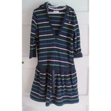 Old Navy Hooded Striped Cinch Tunic Shirt Polo Dress Girls 10 100% Cotton Tshirt