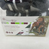 EXTREME Weather Boots Dog Shoes XL Puppy Pet Good2Go Waterproof Neoprene Black