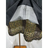 Vintage 50s Union Made Plaid Jackie O Mod MCM Woven Wool Peacoat Coat Womens L