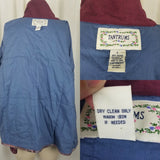 Tantrums Quilted Paisley Tapestry Art To Wear Jacket Blazer Womens L Corduroy