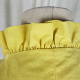 J.Crew Ruffle Open Front Swing 3/4 Sleeve Long Jacket Coat Womens 4P Cotton Sun