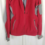 Vintage LL Bean Fleece Warm Up Windbreaker Jacket Mens LT Tall Full Zip Contrast