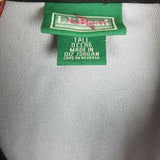 Vintage LL Bean Fleece Warm Up Windbreaker Jacket Mens LT Tall Full Zip Contrast