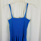 Via Satellite Harem Romper Jumpsuit Womens M Genie Parachute Pants Vintage Blue
