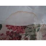 JCPenney Classic Traditions Majestic Floral King Bedskirt 2 Pillow Shams 80s NOS