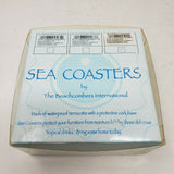 Beachcomber Terracotta Sea Coasters Butterfly Sun Flowers Waterproof Thirsty