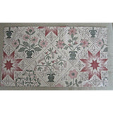 Quaker Downhome Sachet Fabric Sample Tapestry Folk Art Country Primitive Crafts