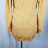 Evy's Tree The Chloe Curry Knit Long Sweater Cardigan Coat Womens XS Coatigan