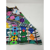 Vintage Woven Poncho Serape Drug Rug Jacket Guatemala Girls Boys Kids 5 6 Ethnic